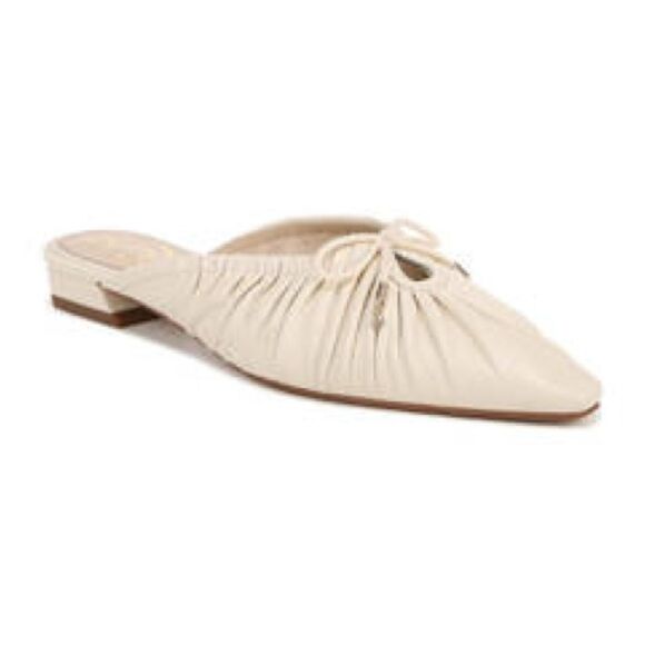 Sam Edelman Julia Mules in cream size 9 NWOT - Picture 1 of 8